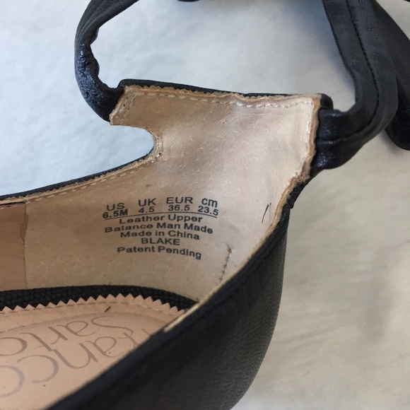 Franco Sarto Blake Leather Lace-Up Ballet Flat 6.5 - Picture 4 of 8